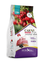 Carni Life Cranberry Ancestral Grain Adult Mini Kuzu Etli & Böğürtlenli Yetişkin Köpek Maması - Carni