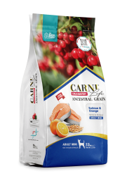 Carni Life Cranberry Ancestral Grain Adult Mini Somonlu & Portakallı Yetişkin Köpek Maması - Carni