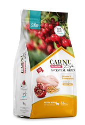 Carni Life Cranberry Ancestral Grain Puppy Mini Tavuklu & Narlı Yavru Köpek Maması - Carni