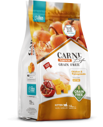 Carni Life Pumpkin Kitten Tahılsız Tavuk Etli & Narlı Yavru Kedi Maması - Carni